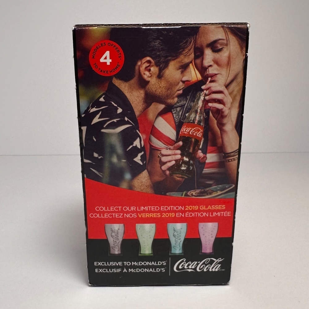 Coca-Cola Purple Glass 2019 | McDonald’s Limited Edition | In Box - Picture 4 of 5